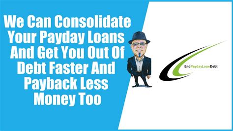 I Need To Consolidate My Payday Loans